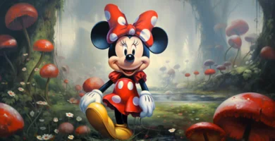 botarga de Minnie Mouse